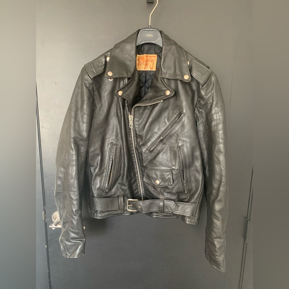 Vintage Excelled leather motorcycle jacket